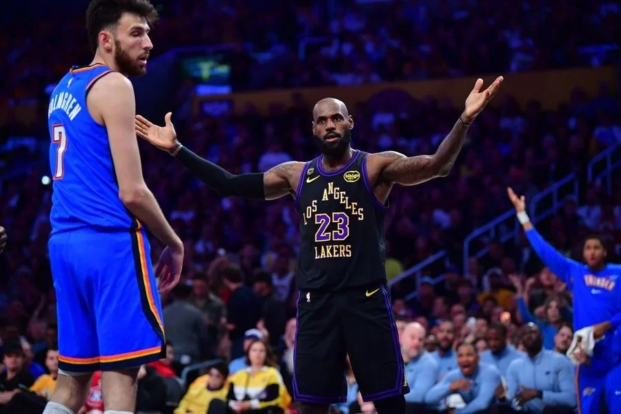 NBA: Playoffs-Oklahoma City Thunder at Los Angeles Lakers